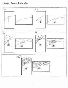 Grande Park Art: How to Draw a Spider Web