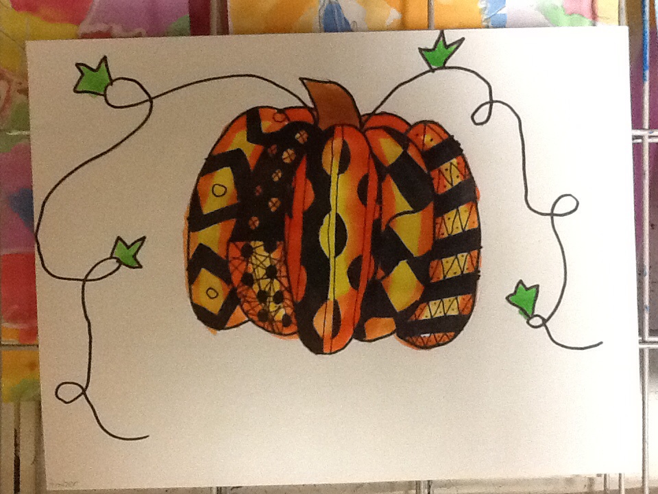 Grande Park Art: 4th Grade Pattern Pumpkins