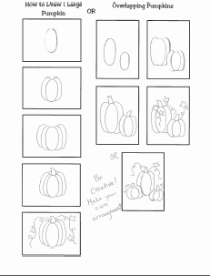 Grande Park Art: How to Draw a Pumpkin
