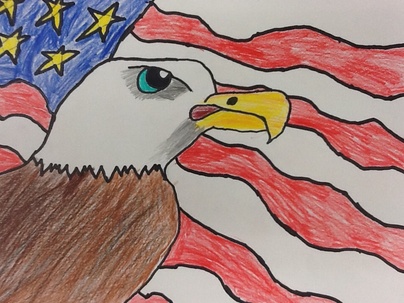 Grande Park Art: 4th Grade Eagle Project